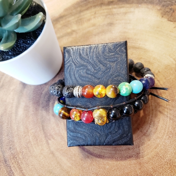 💥FREE w PURCHASE 💥 Chakra Wrap Bracelet - Picture 2 of 4